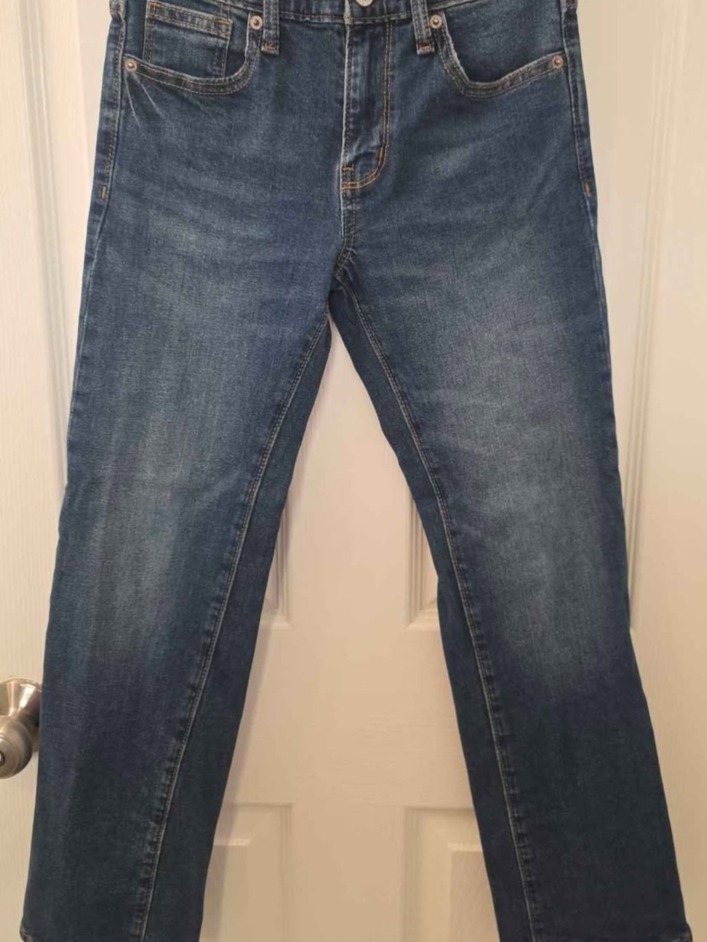 Lot of 5 Pairs of Boys Size 10 Jeans in Dark Blue Wash